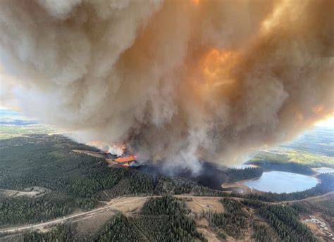 Out-of-control wildfires cause evacuations in western Canada