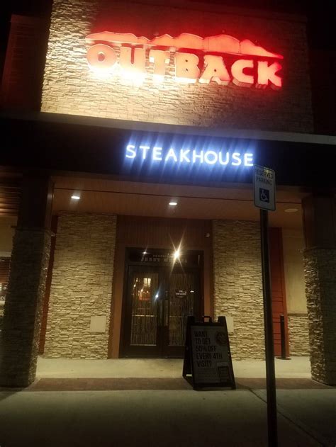 Latest reviews, photos and 👍🏾ratings for Outback Steakhouse at 1151 W Interstate 20 in Arlington - view the menu, ⏰hours, ☎️phone number, ☝address and map. Find {{ group }} {{ item.name }} ... Outback Steakhouse Reviews. 3.7 (119) Write a review. September 2022.. 