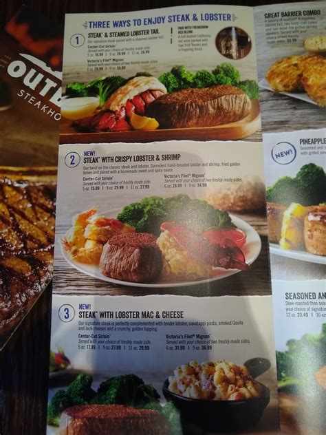 Outback steakhouse national city menu. Closed - Opens at 11:00 AM. 110 Interstate Boulevard. Anderson, SC. (864) 261-6283. Get Directions. The home of juicy steaks, spirited drinks and Aussie hospitality. Enjoy steak, chicken, ribs, seafood & our famous Bloomin' Onion for dine-in, delivery or Curbside Takeaway. 