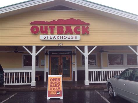 Outback steakhouse reviews near me. Specialties: Outback Steakhouse starts fresh every day to create the flavors that our mates crave. Best known for grilled steaks, chicken and seafood, Outback also offers a wide variety of crisp salads and freshly made soups and sides. New creations and grilled classics are made from scratch daily using only the highest quality ingredients sourced from … 