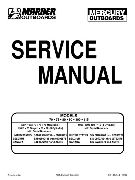 Outboard Manual 70-75-80-90-100-115 PDF Internal ... - Scribd