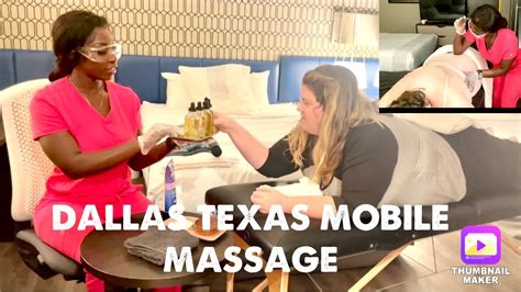 Dallas Mobile Massage Relax invites you to indulge in the convenience of total luxury and relaxation at your location. Our professional Dallas mobile massage therapists are trained and certified licensed therapists who are committed to making your outcall massage session the very best..