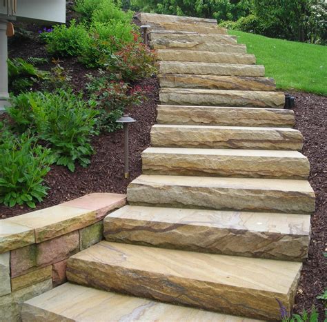 Outdoor Stone Staircase Design