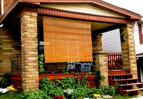 Outdoor bamboo shades for porch. FREE shipping. Custom Sized Outdoor No Drill Roman Pergola Shade –Breathable Privacy Shade Blind for Patio Porch Deck -Exterior Solar Shade Window Curtain. (1.5k) $62.99. … 