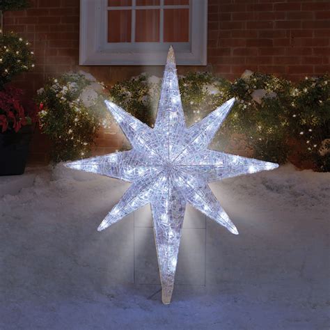 GLOWNOVA【Large 25"x16.5" 】 Large Star of Bethlehem Outdoor Lights, 360 LED Outdoor Christmas Decorations Star Light, LED Lights for Christmas Nativity Scene Outdoor Yard Porch, Warm White $57.99 $ 57 . 99 . 