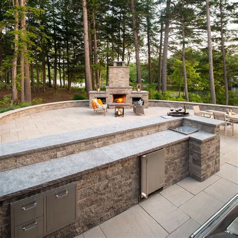 Outdoor countertop. To help familiarize you with outdoor material options for your countertop, let’s explore our offering: Granite . Granite is the ideal material for an outdoor area. Granite is natural, durable stone that will last in nearly any environment. It is offered in a wide variety of colors and patterns. Granite is easy to maintain and while no stone ... 