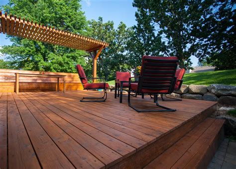 Outdoor deck. Choose the Perfect Decking Materials for You. You have two main choices when it comes to building materials for your deck: wood or composite decking boards. Both materials can work for just about any of your outdoor deck ideas. Wood is more budget friendly and has an authentic look and feel but requires more maintenance, such as painting ... 