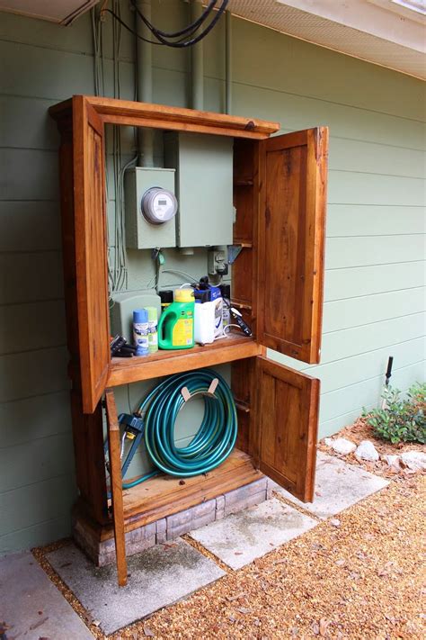 Outdoor eyesores how to hide exterior pipes. Nov 10, 2019 - Explore Crystal Thompson's board "Utility box cover ideas", followed by 151 people on Pinterest. See more ideas about utility box, backyard, outdoor gardens. 