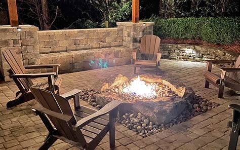 Outdoor fire pit ideas.  Let us fix your seating situation.  You finally built that bea...