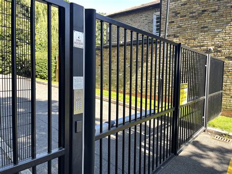 Outdoor gate access control.  
 Every commercial property is unique.