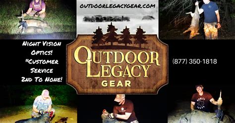 Outdoor legacy. We've helped thousands of customers find the optic that is right for their specific situation. At Outdoor Legacy we pride ourselves on offering honest, unbiased pre-purchase advice and customer service after the sale. Have questions? ... InfiRay Outdoor Rico Hybrid 640 50mm 3-24x Multi-Function Thermal Weapon Sight. … 