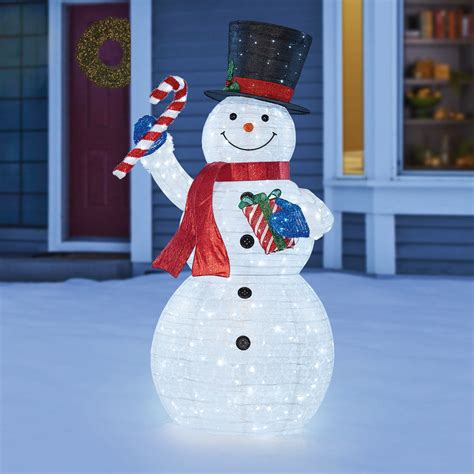 Best Price: Tangkula 6 FT Lighted Christmas Snowman. Best Choice: Snowman Christmas Decorations Outdoor. Best Overall: Outdoor Snowman Decorations Lighted. Most Durable: Snowman Outdoor Christmas Decorations. Best Material: Hykolity 5FT 3D Genuine Outdoor Lighted Snowman.. 