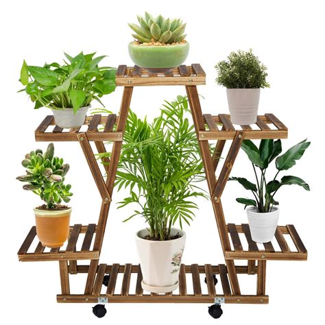 Bamworld Plant Stand Indoor Outdoor Plant Shelf Corner Plant Table 7 Pots Plant Holder for Living Room Plant Rack Indoor Multiple Plants for Patio Balcony Garden Decor 4.3 out of 5 stars 2,827 3 offers from $26.99