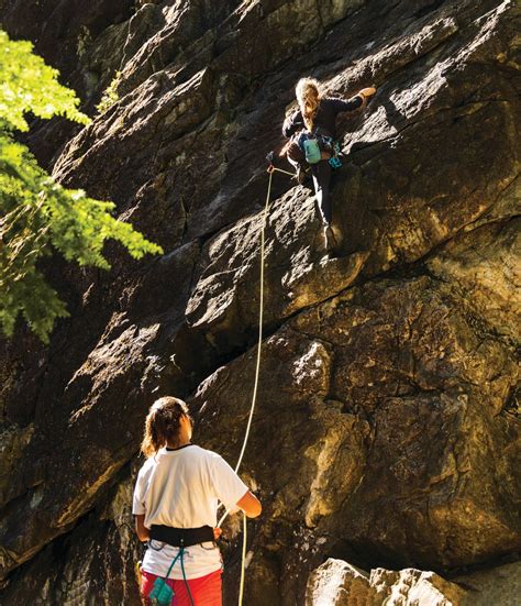 Outdoor rock climbing near me. Outdoor sport climbing routes typically have bolts drilled into the rock and you must carry quickdraws that you use to clip in. Initially, when you sport climb, you do something called “ mock lead climbing .”. That requires both the rope you clip in with and a top rope. This technique lets you practice clipping in to bolts without having to ... 