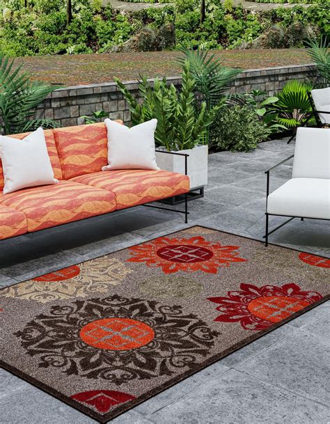 Create your own outdoor oasis with indoor / outdoor rugs from Ru