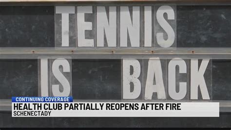 Outdoor tennis back at SPORTIME after fire