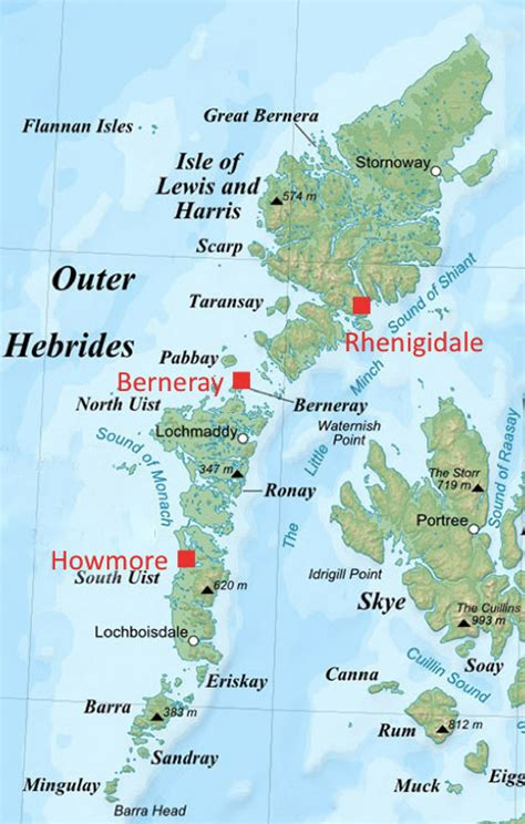 Outer Hebrides - Accommodation, Map & Holidays