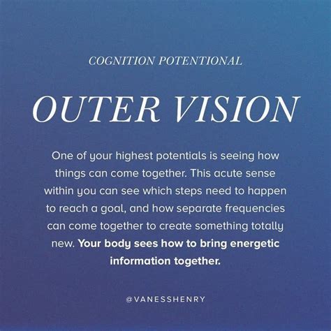 Outer Vision Cognition Human Design in 2021 Human design, Human design system, Design