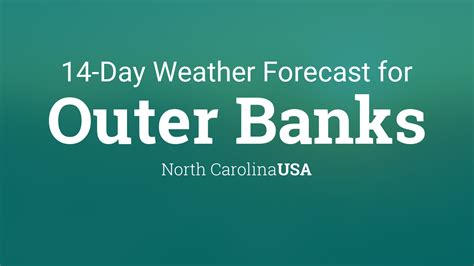 Outer Banks Dare County 5 day forecast with weather outlook providing day and night summary including precipitation, high and low temperatures presented in Fahrenheit and Celsius, sky conditions, rain chance, sunrise, sunset, wind chill, and wind speed with direction. . 