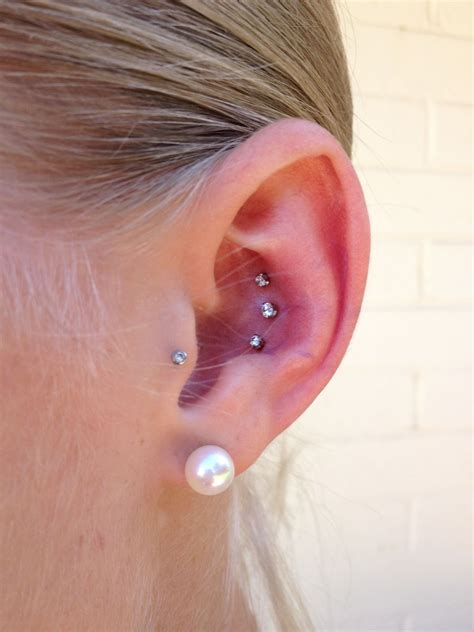 Outer conch piercing. May 10, 2021 ... Discover how we perform a Conch piercing to ensure your jewelry is at the optimal angle when viewed straight on. Shop now: www.mariatash.com ... 
