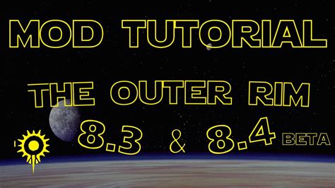 Outer rim mod. The Outer Rim is a Star Wars total conversion mod for Blade & Sorcery. This mod introduces a variety of lightsabers and blasters from the Star Wars universe. Additional content is on the way, just give me some time to float in a bacta tank. 