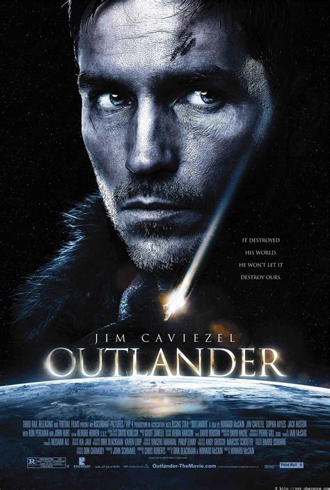 Outlander the movie. Outlander begins when a space craft crashes into the majestic fjords of ancient Norway and into the time of the Vikings. From the wreckage emerge two bitter enemies: a soldier from another world ... 