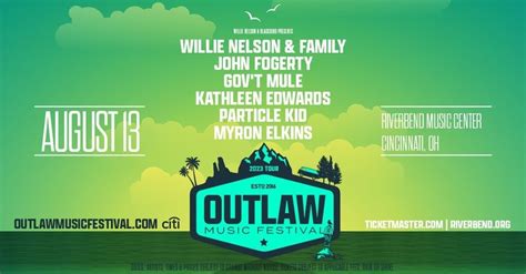 Outlaw Music Festival feat. Willie Nelson, John Fogerty, Govt …