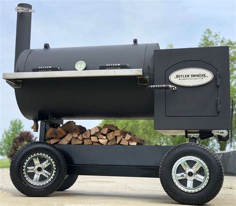 Outlaw smokers. Sep 16, 2020 ... This Outlaw BBQ Smokers offset pit is a killer looking offset smoker. I particularly like the oversized, insulated firebox. That must give long ... 
