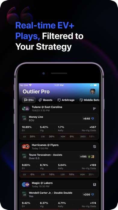 Outlier betting app. Props.Cash is the #1 player props research tool & one of the fastest-growing sports apps. It’s loved by casual fans & betting pros alike. Download NOW & find the right outlier picks for your prop bets. Use props.cash to look up your favorite player prop lines or let our filters highlight the prop bets that show the most value. 