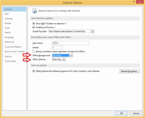 Outlook 2013 How to change the colour scheme IT Support Guides
