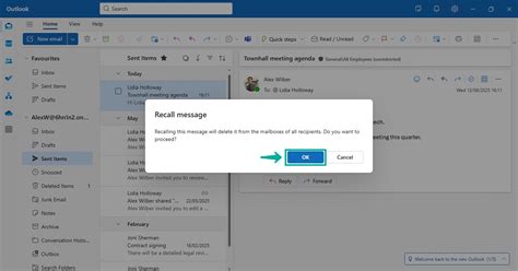 Outlook 2016 email icons meaning.  How to recall and/or replace an email message y...