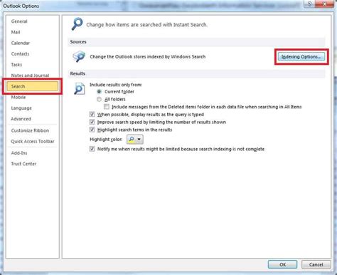 Outlook 365 search not working after rebuilding index.  How to Rebuild Outloo...