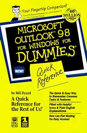 Outlook 98 para windows para dummies. - Schi-king: das liederbuch chinas in albert ehrensteins nachdichtung.
