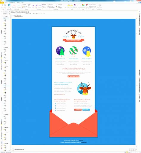 Outlook Email Newsletter Template Addictionary