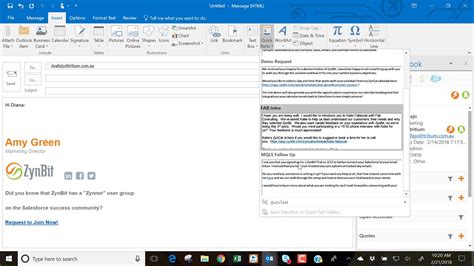 Outlook Template H