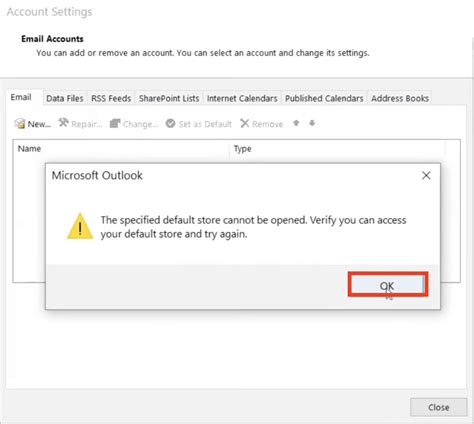 Outlook error 4wbr5.  Relaunch Outlook and sign in.  365.  Added new profile, remove ...