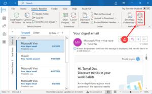 Outlook trying to connect.  Check the Outlook Preferences (Offline / Online) Open the Outloo...