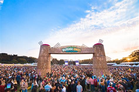 Outsidelands - Outside Lands is sometimes referred to as a food festival that just happens to have music. 96 restaurants to choose from. "And everyone gets to gain weight by eating, overeating," expressed Gregg ...