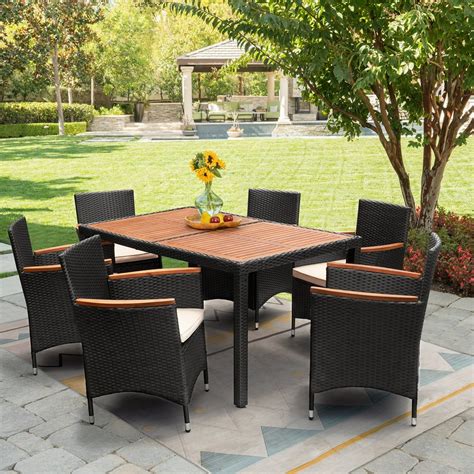 Outsunny 7-piece Patio Furniture Sets Outdoor Wicker …