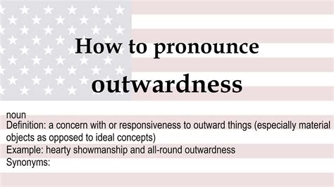 Outwardness Definition, Meaning & Usage FineDictionary.com