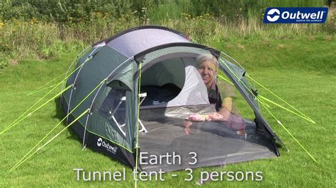 Outwell Earth 3 Tent (2024) Innovative Family Camping