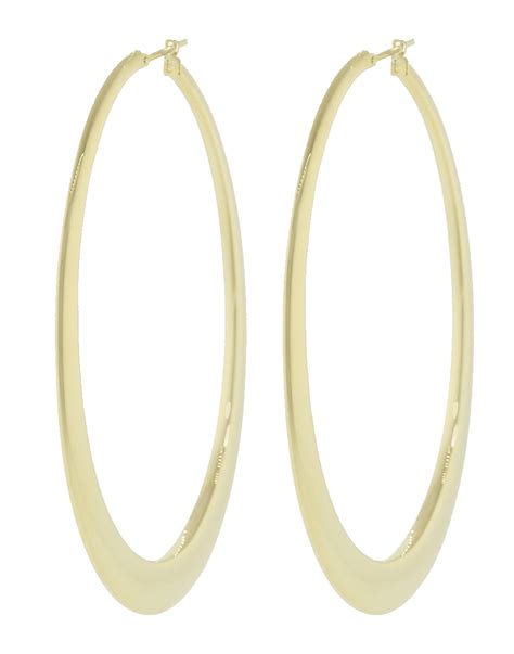 Oval Crescent Hoop Earrings – Marissa Collections