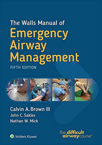 Ovassapian manual of emergency airway management. - Soluzione fenomeni di trasporto manuale deen.