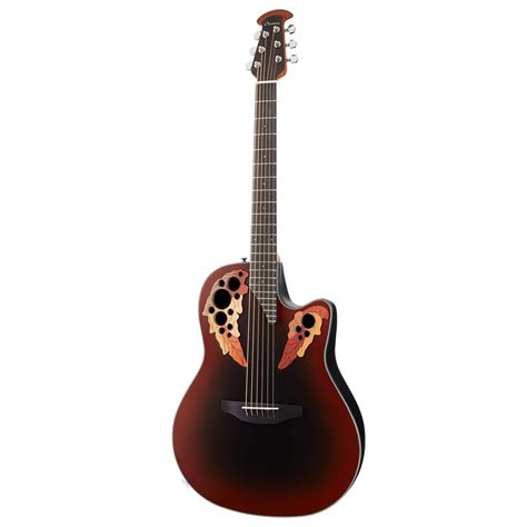 Ovation CE44-RRB Celebrity Elite Reverse Red Burst Acoustic …