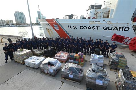 Over $160 million in illegal narcotics offloaded by Coast Guard at Port Everglades