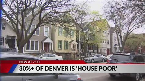 Over 30% of Denver is considered 'house poor'