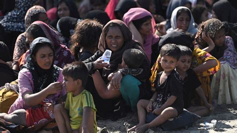 Over 300 Rohingya Muslims fleeing Myanmar arrive in Indonesia’s Aceh region after weeks at sea