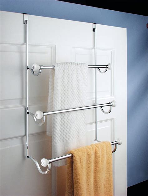 Over the Door Towel Rail - 3 Tier Bathroom Hanging Towel Rack …