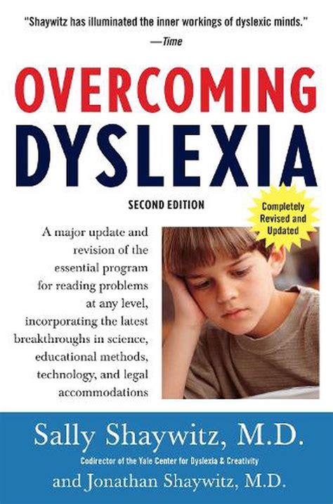 Read Overcoming Dyslexia A New And Complete Sciencebased Program For Reading Problems At Any Level By Sally E Shaywitz