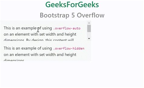 Overflow · Bootstrap v5.3